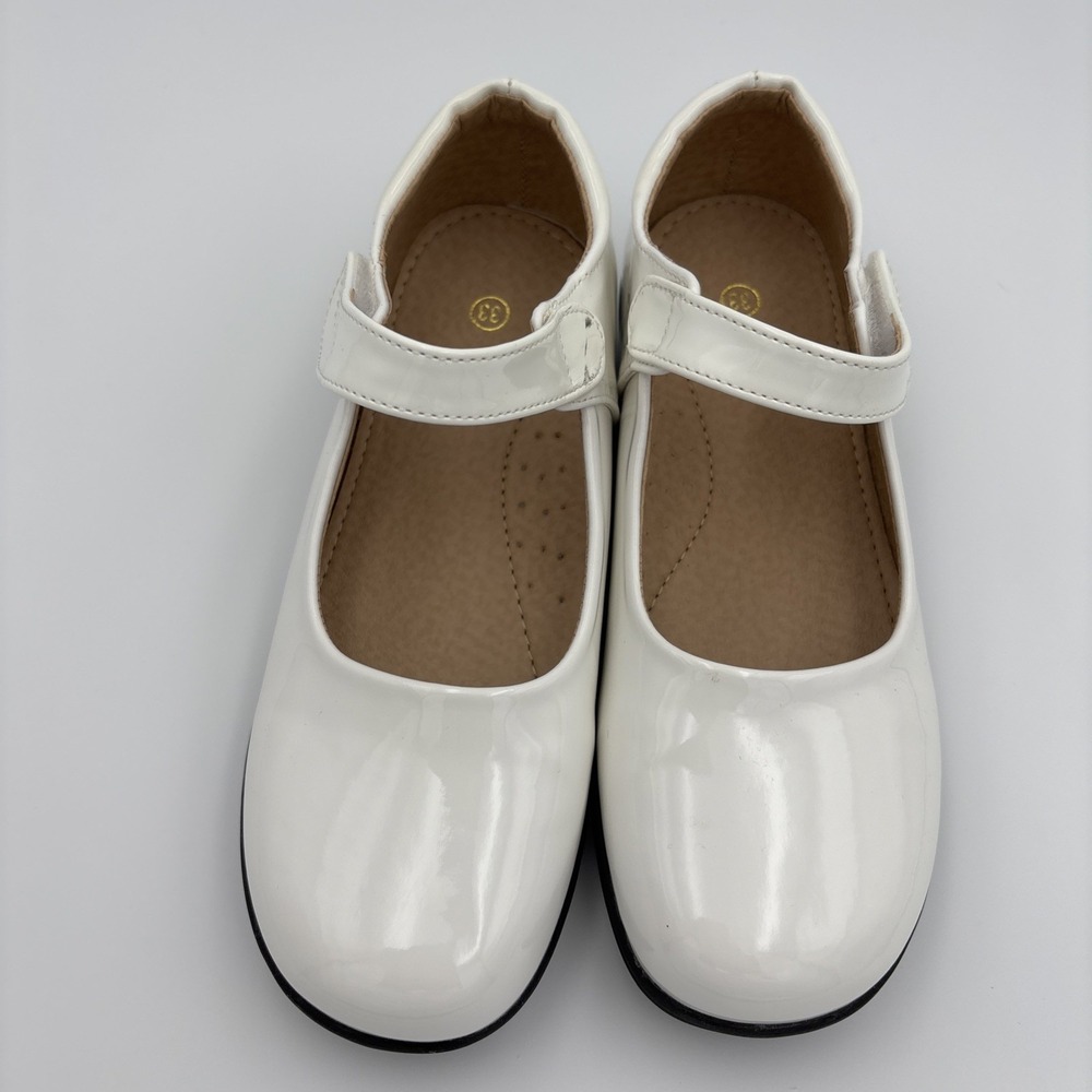 Girls Kids 2.5 /33 EUR Wedding Formal Dress School Mary Jane Patton Leather Shoe - Picture 13 of 13